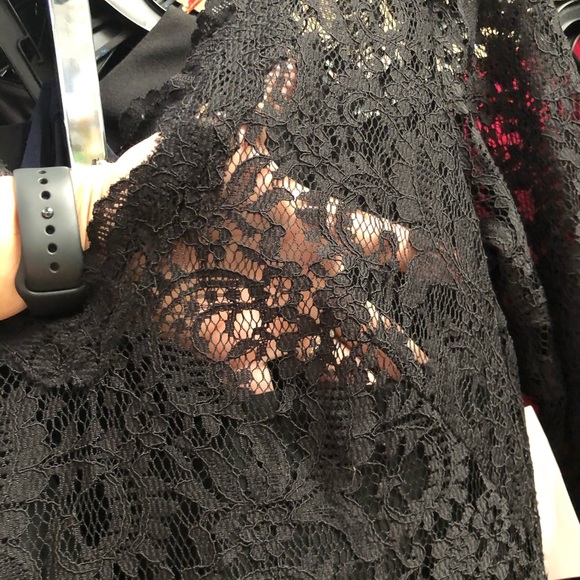 Dessy Collection 3014 Black Lace Top Gown 🤩 R1 - Picture 10 of 17